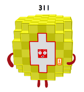 JingzheChina' 311: She is a cute truncated cube, which means prime numbers of 12k-1 form can make highly symmetric patterns in 3D!