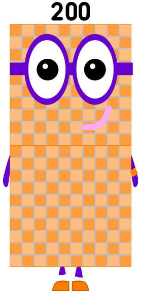 Two Hundred/Fanmade Gallery | Numberblocks Wiki | Fandom image.