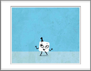 The numberling jumps on One’s head.