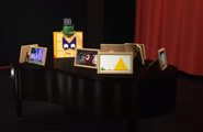 21 playing a piano in "More to Explore"