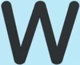 Capital W Letter S6