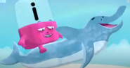 A dolphin as it appears in Win.