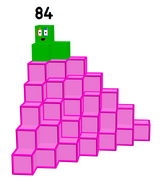 JingzheChina's Eighty-Four in 3D step arrangement