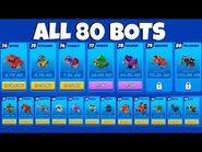 Merge Tower Bots All 80 Bots Unlocked