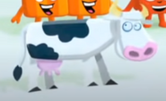A cow as it appears in Hey!.