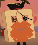 Captain Hexbeard's appearance in the cutscene of Numberblocks Treasure Hunt