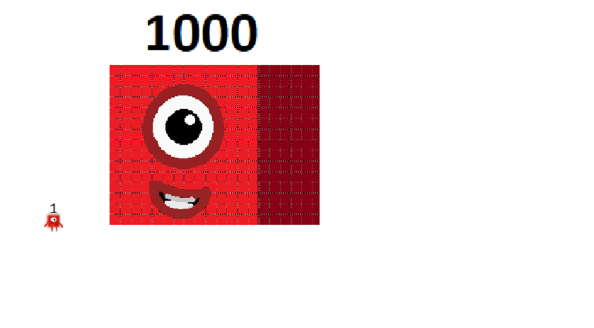 One Thousand, Numberblocks Wiki