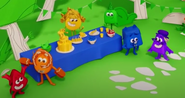Did you notice they were in rainbow order (a hint for the next episode!)