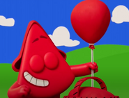 A red balloon...