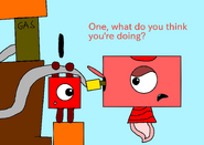 "Hey One, what are you doing?" - by Gelip.