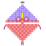 JingzheChina's 163: She is an Internet surfer and has "@"-shaped eyes, because 163 is the domain of NetEase and Chinese people usually use e-mail of NetEase. As one of (and largest) the Heegner's number, she also loves irrational numbers who are very close to integers, like '"`UNIQ--postMath-00000001-QINU`"'. She also likes stories about love between two boys, or "Boy's Love".