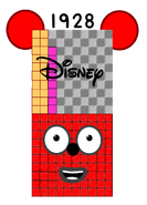 Numberblock 1928 Mickey!