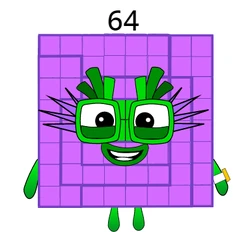 Sixty-Four/Fanmade Gallery | Numberblocks Wiki | Fandom