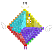 SnowFirefly & JingzheChina's 777 in "centered octahedron without one octant" arrangment