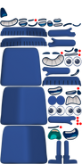 Deep Blue (Note: one cyan mouth)