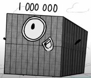 One Million's design in the storyboard for One Thousand and One.