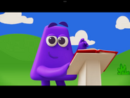 Purple begins the story