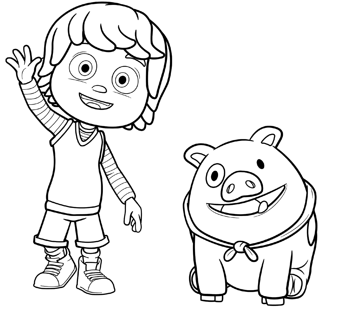 Colouring Pages of the main Numberjacks | Numberjacks Wiki | Fandom