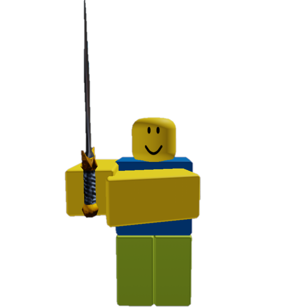 roblox noob with sword killing a fancy roblox noob