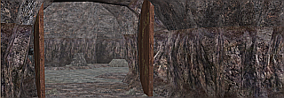 An open doorway in CTP cave ruins