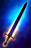 Black blade of disaster portrait