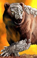Dire bear portrait