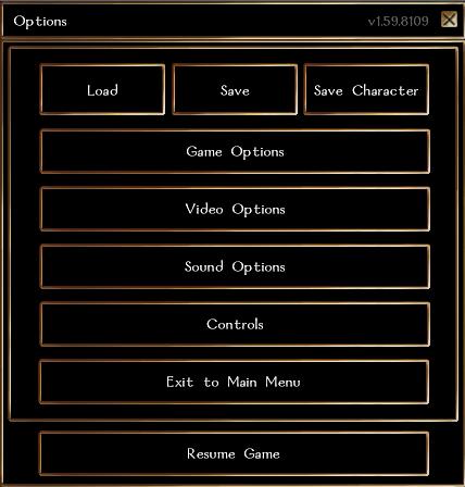 game options