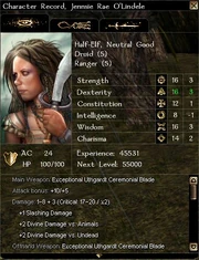 The Druid/Ranger in question.