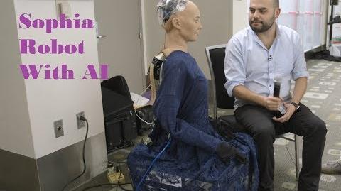 I am Robot Sophia With Artificial Intelligence With Robot Einstein TechnoWarPro