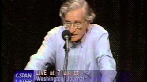 Noam Chomsky on C-SPAN 1998 Dec 30 - The New World Order