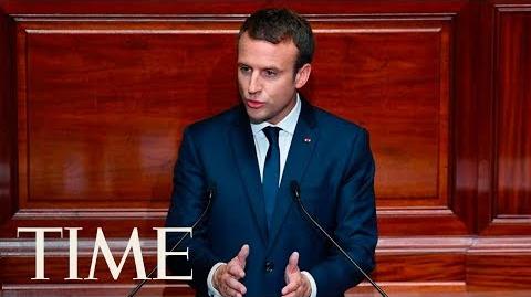 Emmanuel Macron Addresses The Joint Session Of Congress Discusses Nationalism, Fear TIME