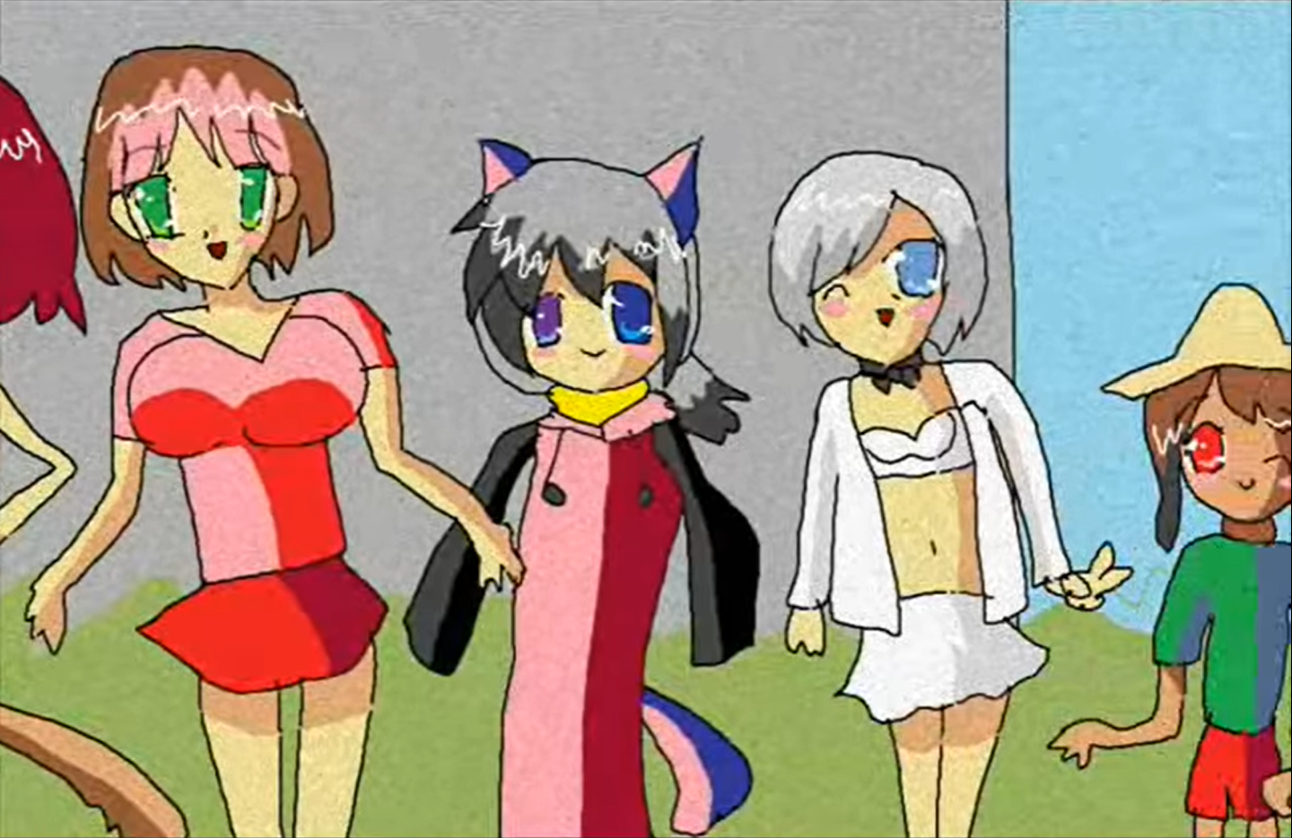 nekotaro② Happy cat day! I present you the Mysterious necos: X , XY, Z