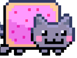Cherry Blossom Nyan Cat