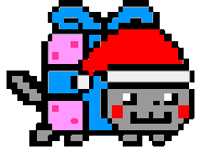 The old sprite. it can still be found here http://www.nyan.cat/?cat=xmasold
