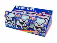 A set of Smooth Jazz Nyan Cat plushies