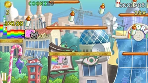 A person playing with a score of 1985 