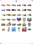 Appearance on Nyan Cat Text Stickers.