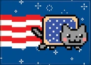 American Nyan Cat Magnet