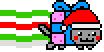 Christmas Nyan Cat on the "Pick a Flavor" menu
