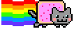 Slomo Nyan Cat on the "Pick a Flavor" menu