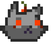 Vixen's head during Droughtspider attack - mouth & cherry are slightly discoloured