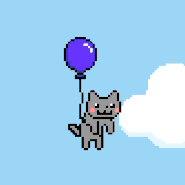 Nyan Balloon (Purple)
