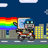 Biker Nyan Cat