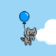 Nyan Balloon (Blue)