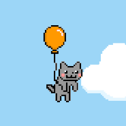 Nyan Balloon (Orange)