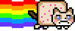 Grumpy Nyan Cat on the "Pick a Flavor" menu