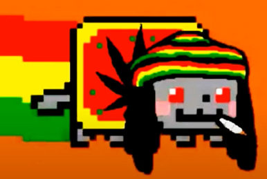 Nyan cat Google doodle - Drawception