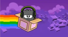 The Dubstep Puffle as a Nyan Puffle