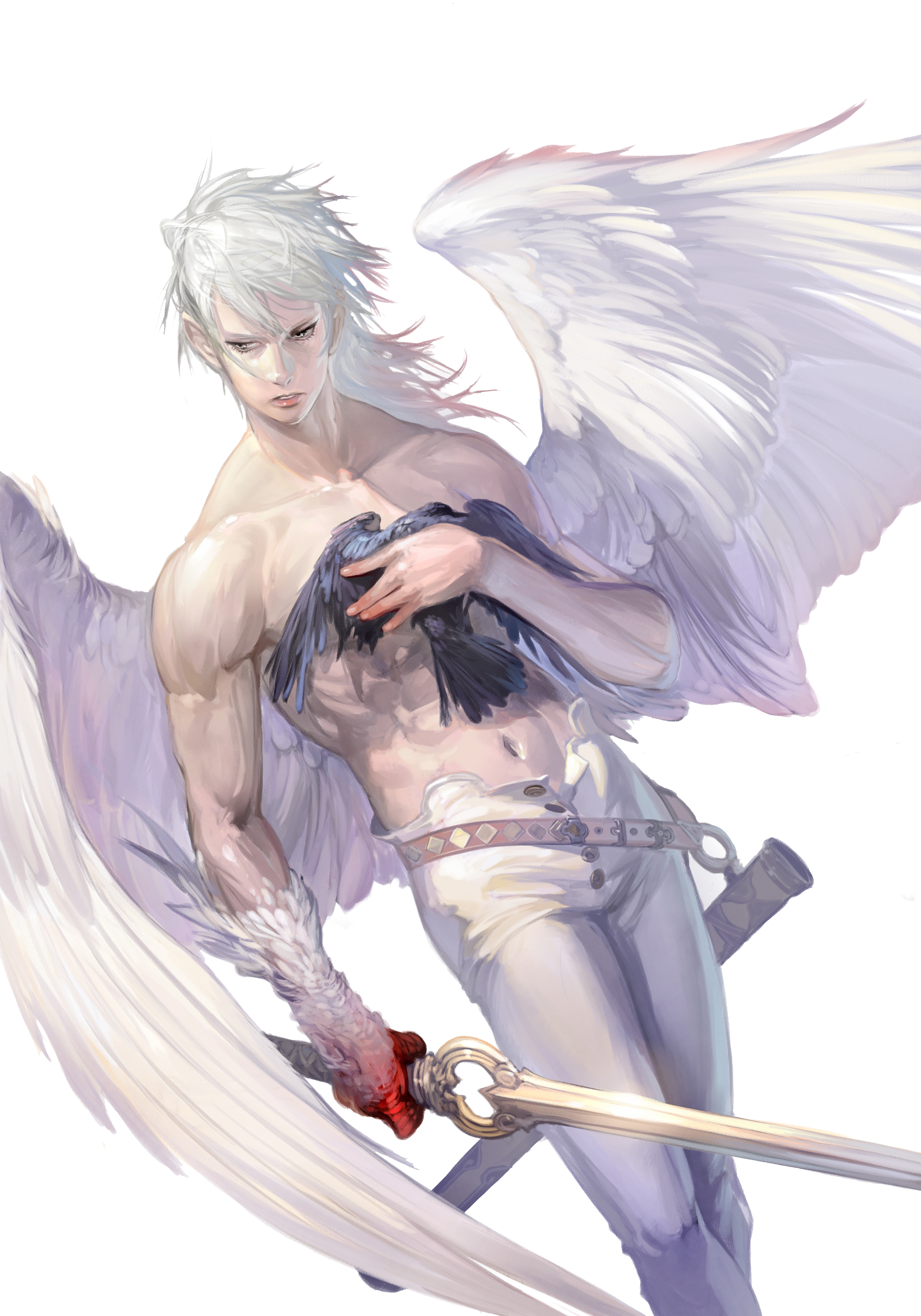 2560x1440 Anime Angel Boy With Magical Arrow 1440P Resolution HD 4k  Wallpapers, Images, Backgrounds, Photos and Pictures