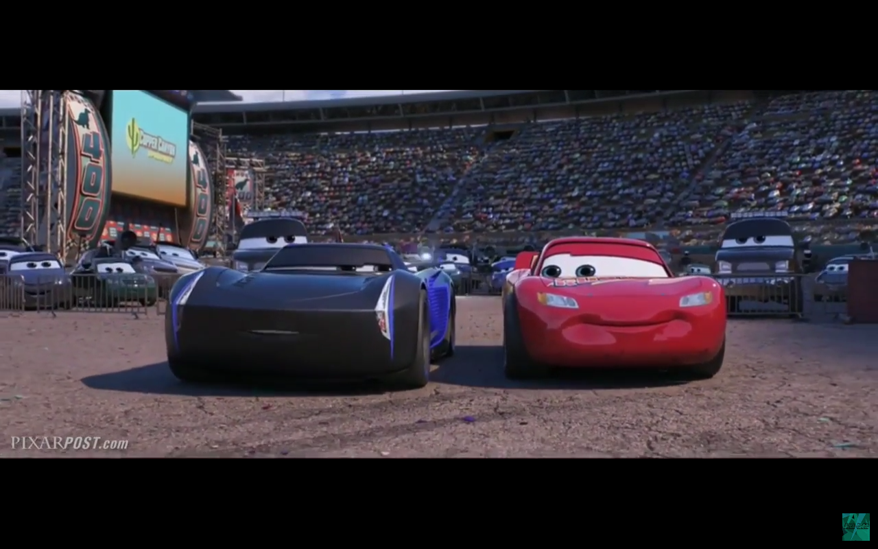 Primeira corrida de carros da Disney Cars Jackson Storm Race